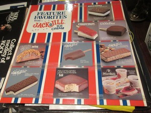 Jack And Jill Ice Cream Poster 24 X 24 Vintage Collectible Ebay