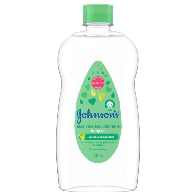 Johnson s Baby Oil With Aloe Vera And Vitamin E For Silky Soft