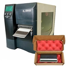 Zebra ZM400 Industrial Thermal Shipping Barcode Label Printer LAN NEW Printhead