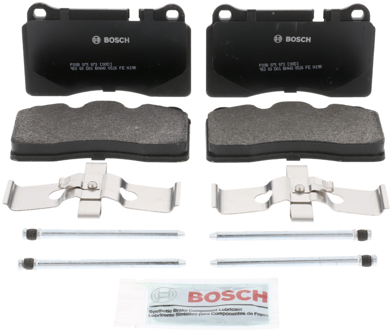 Bosch QuietCast Semi-Metallic Brake Pads Rear For 2009-2013 Ferrari California