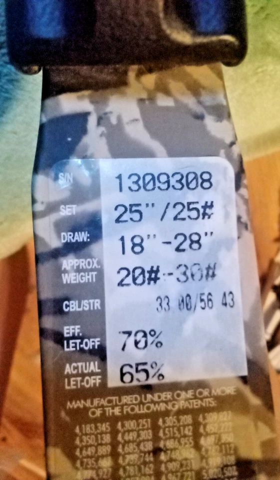 Browning Compound Bow Micro Midas 3, 30# Draw Weight, 25" Draw - Image 3 of 4