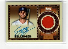 Cody Bellinger 2021 Topps Reverence Auto On Card Game Used Patch #/10 Dodgers 