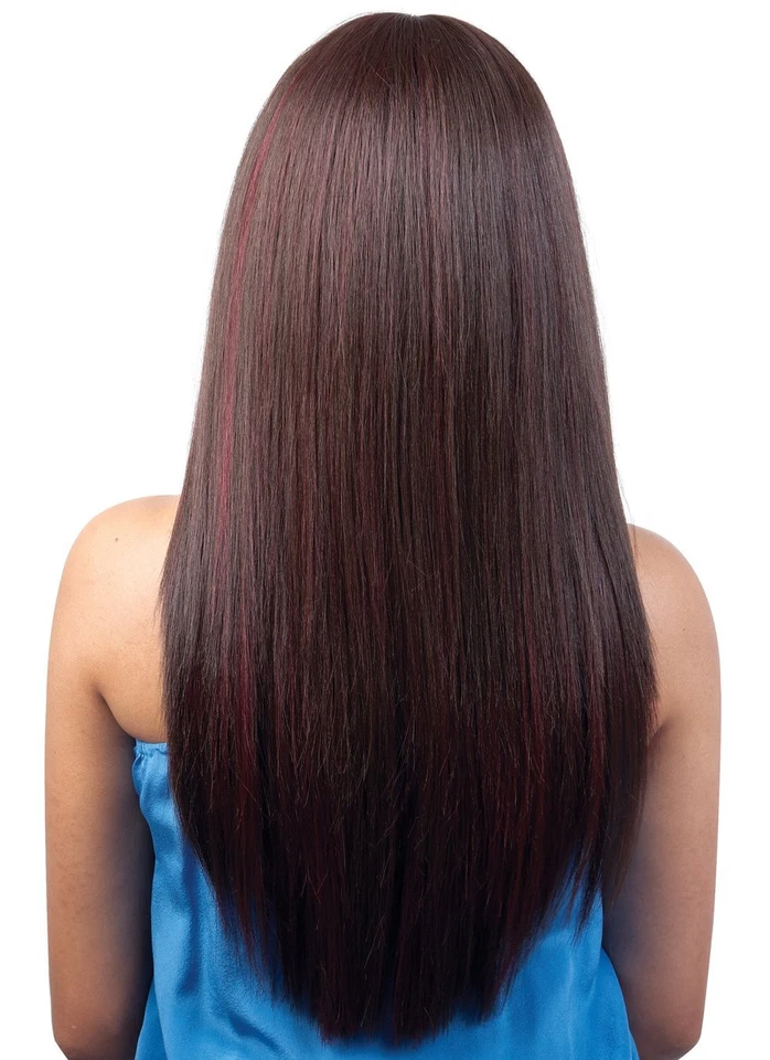 Парик из смеси человеческих волос HB-OSKA от MOTOWN TRESS — КИТАЙСКИЙ ПРЯМОЙ 23 дюйма - Изображение 3 из 4