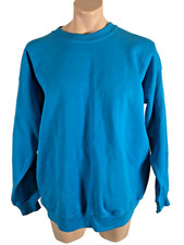 Vintage 90s Lee Sturdy Sweats Aqua Crewneck Sweatshirt Sz XXL Made in USA NWT