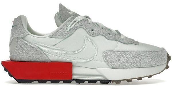 Nike Fontanka Waffle Size 5.5 in Barely Green & University Red  