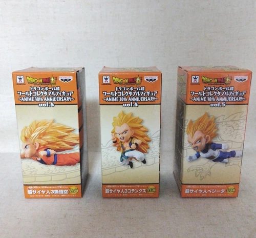 Goku, Gotenks, Vegeta, Dragon Ball, Banpresto, figura coleccionable mundial, WCF, D-111