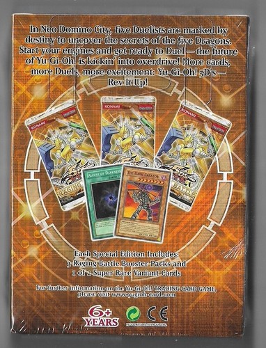 Yu-Gi-Oh! 5D's * RAGING BATTLE * Sellado de fábrica Inglés Edición Especial SE - Imagen 2 de 6