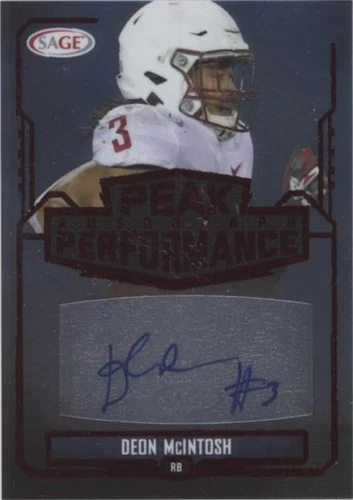 2022 SAGE Low Series Deon McIntosh #PKA-DM