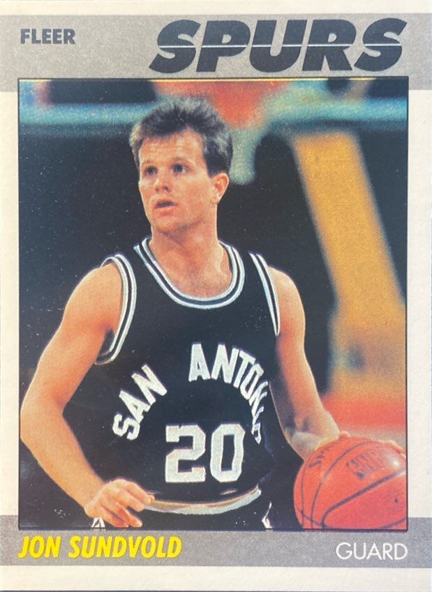 1987 Fleer #104 Jon Sundvold