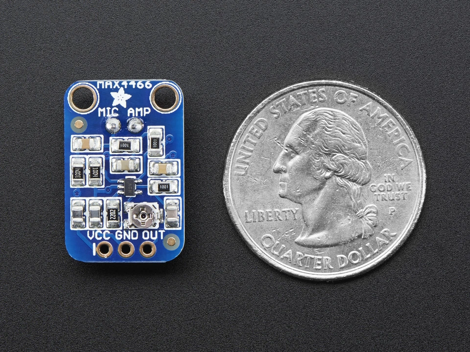 Adafruit Elektret-Mikrofon mit einstellbarem MAX4466 Verstärker, 1063 - Bild 3 von 3