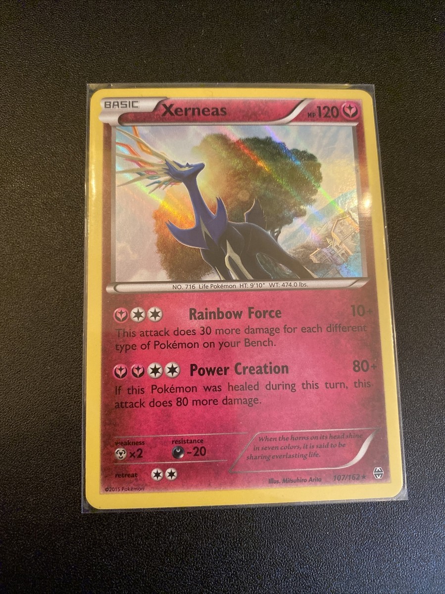 Pokémon Karte – Xerneas Holo Rare (107/162) Aus XY Breakthrough