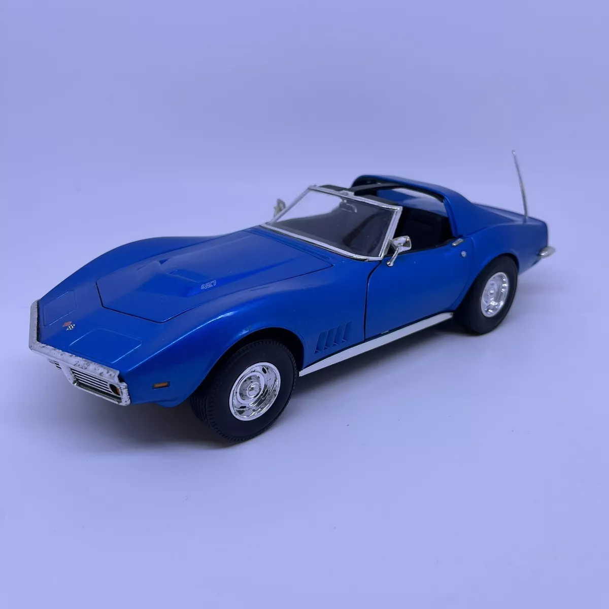 Ertl American Muscle 1968 Chevy Corvette Coupe 1:18 50 Anniversary Blue No Box