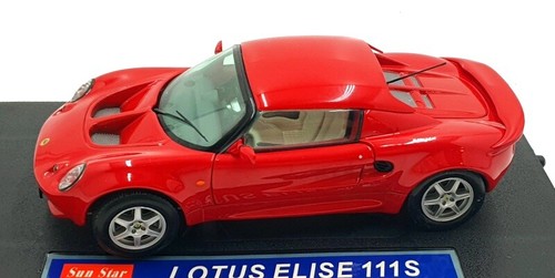 Sun Star 1/18 Scale 1032 - Lotus Elise 111S - Red - Picture 4 of 5