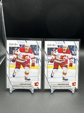 2023-24 O-Pee-Chee Rasmus Andersson Calgary Flames #423 Lot Of 2 Hockey NHL