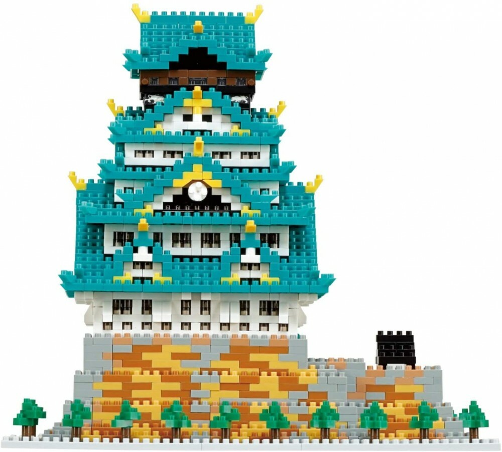 Kawada Nanoblock Osaka Castle Deluxe Edition NB-049 200 × 190