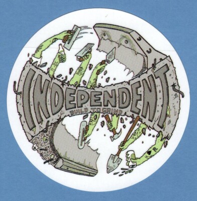 Independent Truck Company BUILD TO GRIND Skateboard Sticker