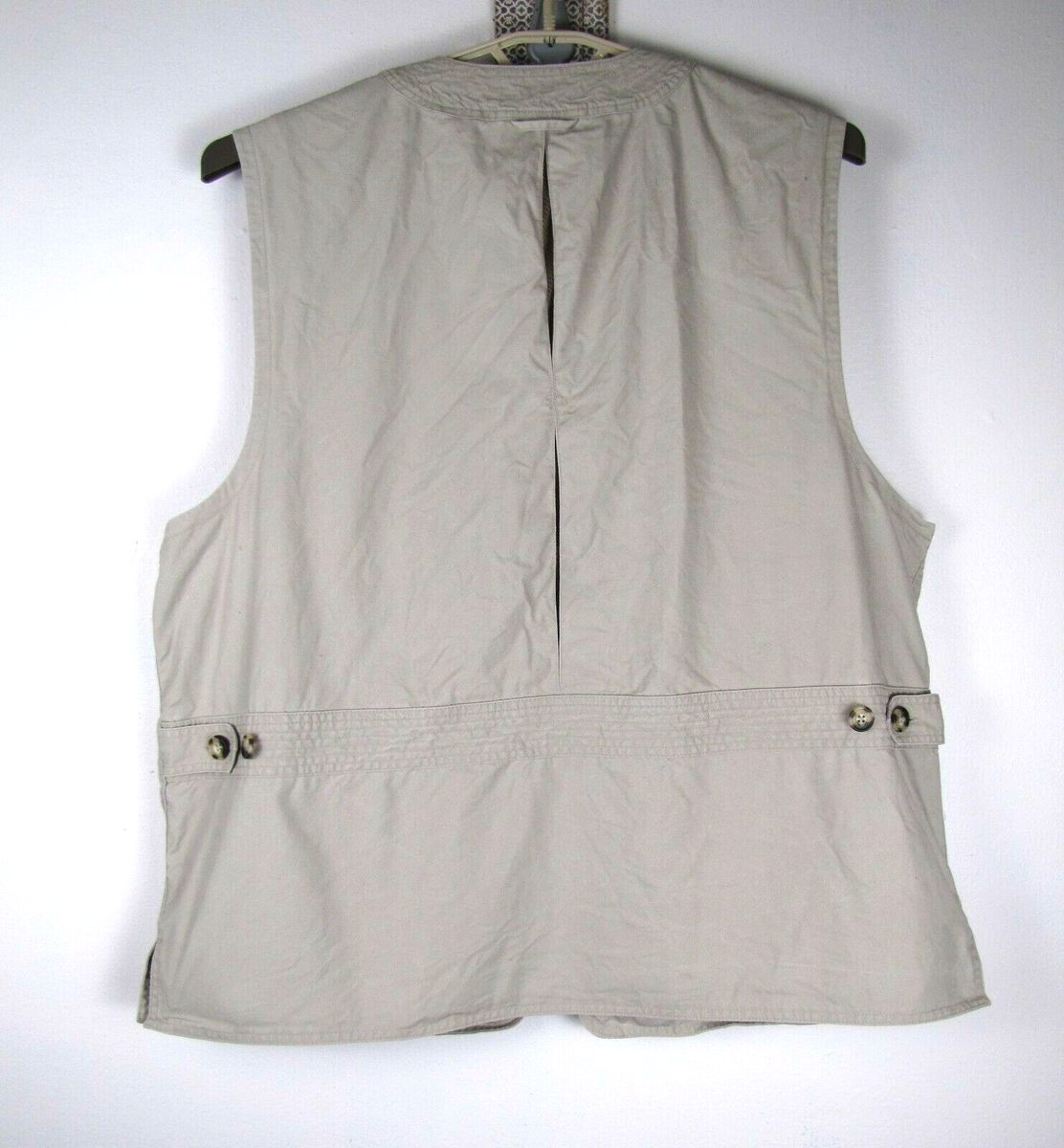 Gilet utilitaire homme XXL BYHW kaki – multi-poches – outdoor - Vêtements