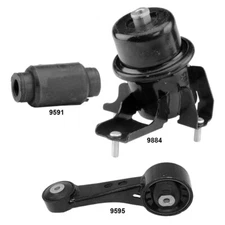 Engine Mounts & Engine Torq. Strut Mount 3PCS for Toyota Sienna 14-11 3.5 AWD AT