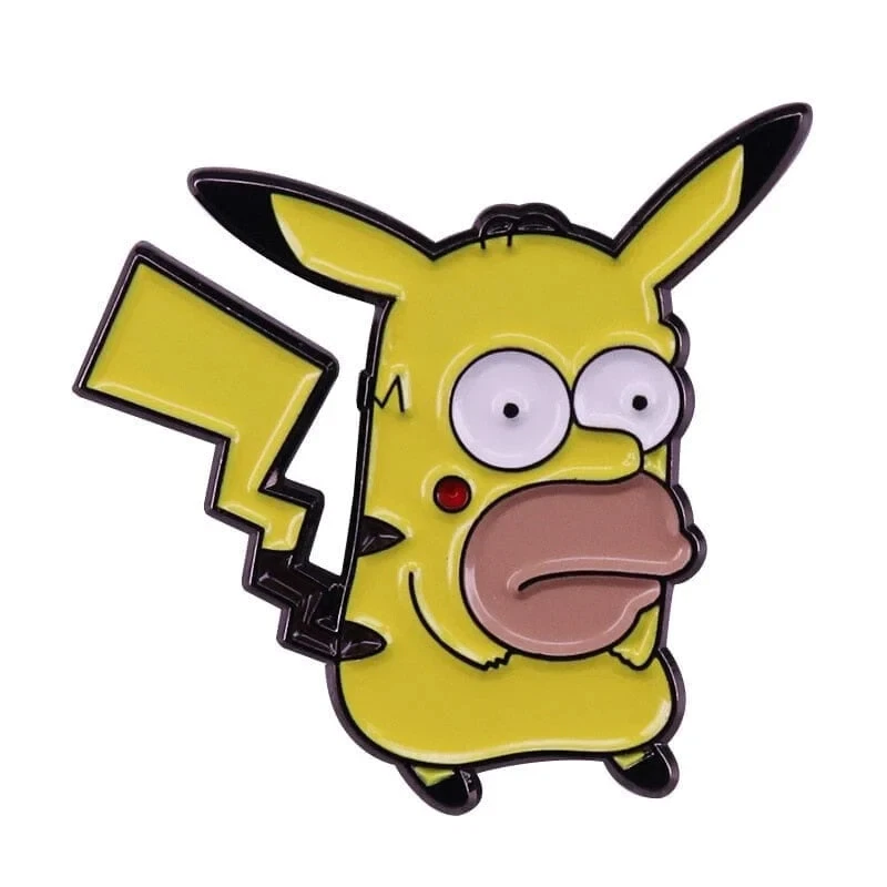 Homer Pikachu Homer Simpson The Simpsons Enamel Pin eBay