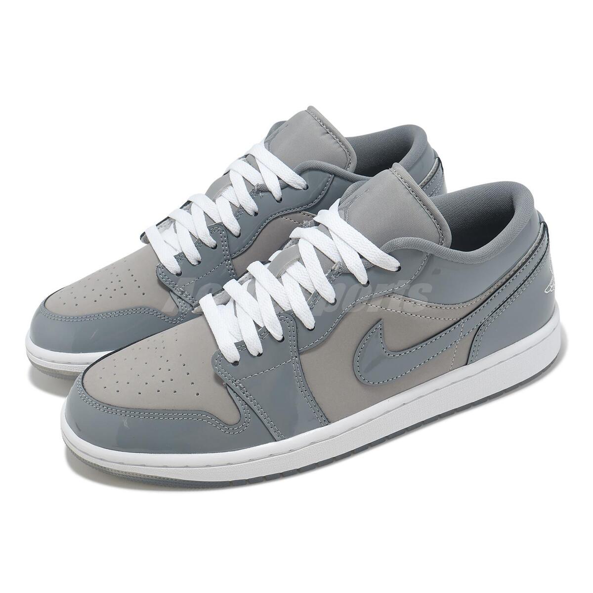 Nike Air Jordan 1 Low SE AJ1 Medium Grey Cool Grey White Men Nike Air Jordan 1 Low SE AJ1 Medium Grey Cool Grey White Men
