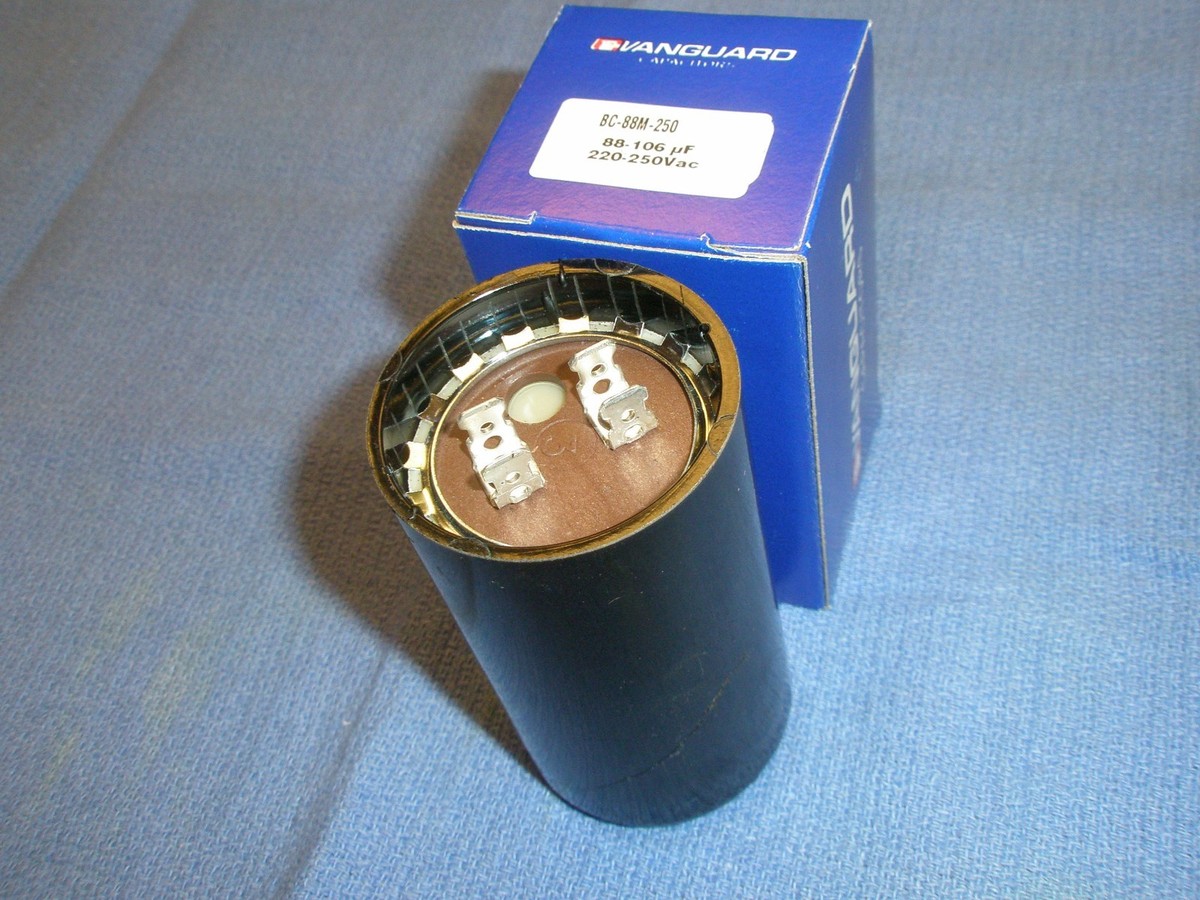 Capacitor Trabajo 8uf Mfd 250v Ac Redondo Con Terminal - Foto 4