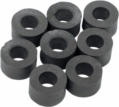 NEW Moose Utility Snow Plow Rubber Skid Washers FREE SHIP 8 PACK