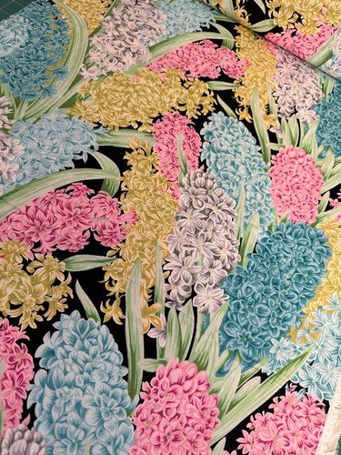 NEW! KAFFE FASSETT PHILIP JACOBS HYACINTHUS PJ123 CONTRAST FLORAL FABRIC HY - Picture 2 of 7