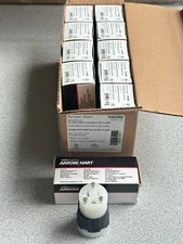 10 NEW Cooper Arrow Hart AH5369 2P 3W 20A 125VAC Nema 5-20R Cord Connector LOT