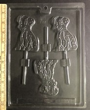 Various Chocolate Candy Molds Set 2, Lot Of 7