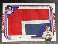 2024 Panini Josh Hartle /37 Prime Jumbo Patch Cleveland Guardians RC