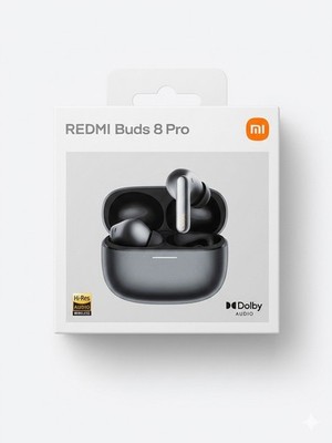 Xiaomi Redmi Buds 8 Pro Obsidian Black Bluetooth Kopfhörer 55dB ANC Hi-Res Neu