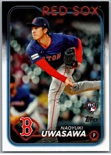 #US268 Naoyuki Uwasawa, Boston Red Sox - RC 2024 Topps Update