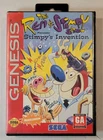 1993 Ren and Stimpy Show Stimpy's Invention Sega Genesis Case & Manual Only