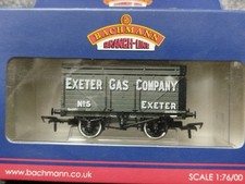 Bachmann 37-186 7 Plank Open Wagon with Coke Rails in Exeter Gas Co. Livery NEW 