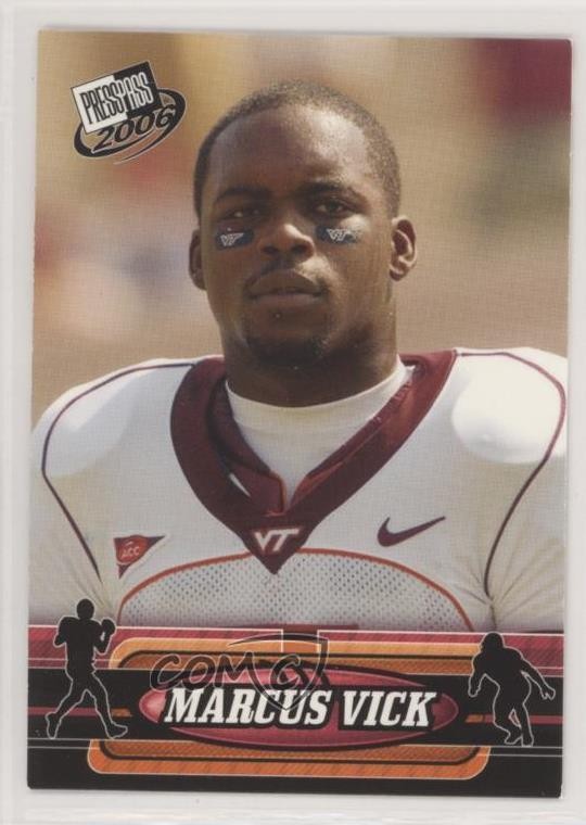 2006 Press Pass Wal-Mart Exclusives Marcus Vick #8A Rookie RC 2p4