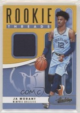 2019-20 Panini Absolute Memorabilia Rookie Threads Level 1 Ja Morant #RT-JMT 5w7