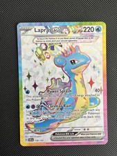 Pokemon Karte Lapras EX Stellar Crown 158/142 Neuwertig