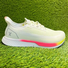 Flux Adapt Runner White Neon Mens Size 12 Running Athletic Walking Knit Shoes