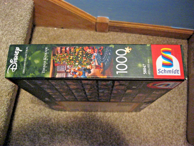 Schmidt 58047 Disney Thomas Kinkade Mickey & Minnie Trimming the