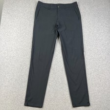 Lululemon ABC Slim Fit Commission Warpstreme Pants 34x32 Grey Stretch M5AF3S
