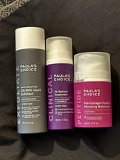 Paula’s Choice Exfoliate Clinical Peptide Set of 3 New Genuine RRP£145