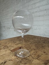 Jura Branded Ribbed Balloon Glass