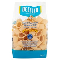 5X Pasta De Cecco 100% Italienisch Mezzi Paccheri Rigati N. 230 Nudeln 500G