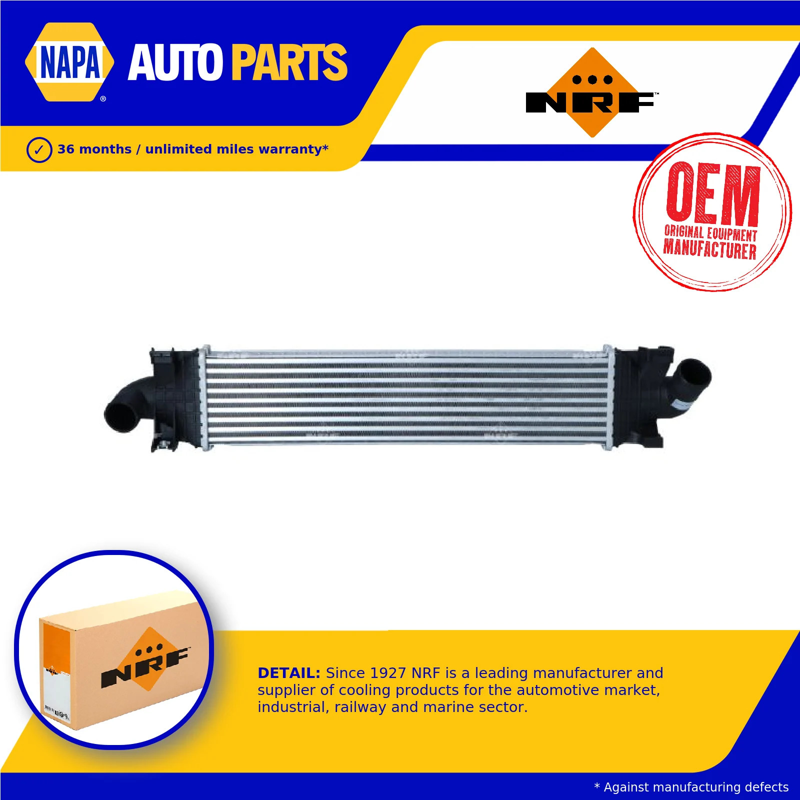 Intercooler fits FORD FOCUS C-MAX TDCi 1.8D 05 to 07 NRF 1231015 1316496 1353523