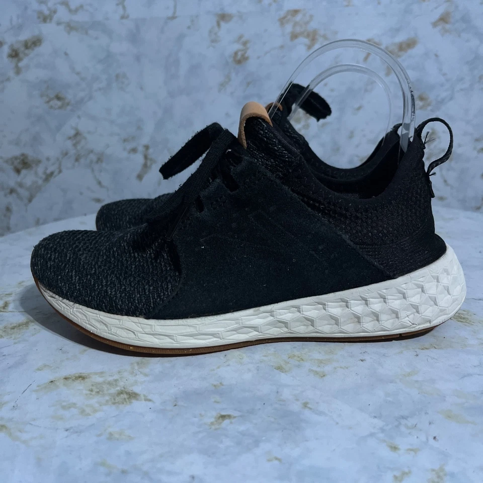 Tênis de corrida New Balance Fresh Foam Cruz feminino tamanho 6.5 preto tênis esportivo - Imagem 4 de 4
