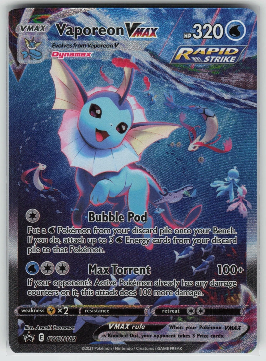 Vaporeon VMAX Pokémon TCG Cards for sale | eBay