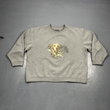 Vintage Labrador Retriever Crewneck Sweatshirt Grey XL 2000s VTG Pet Animals