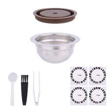 Reusable Pods for Nespresso, Stainless Steel as shown in the picture