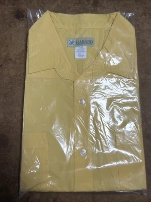 Haband Dress Shirt Yellow Large - Image 1 of 2