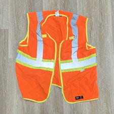 Work Wear Hi-Vis Orange Reflective Safety Vest 2XL Model W38230V09